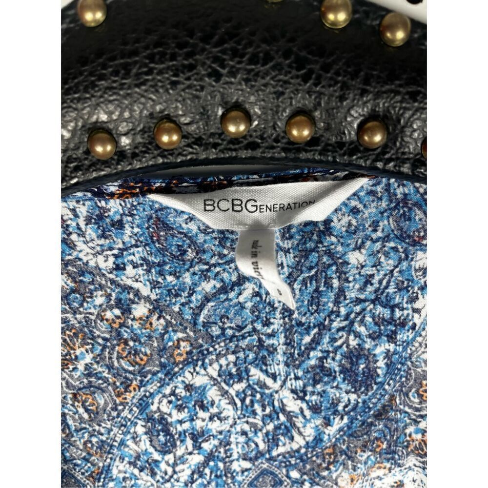 BCBGENERATION wrap multi print romper - Picture 5 of 6
